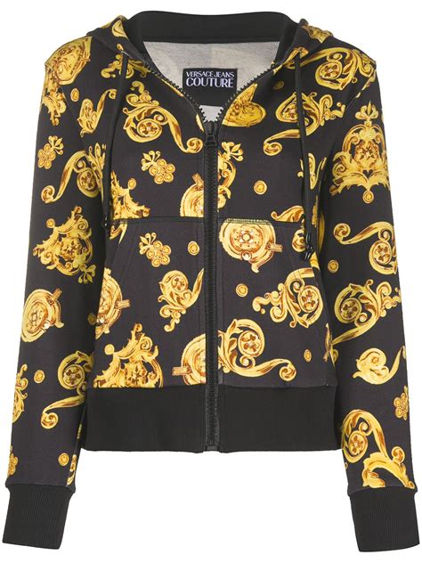 versace jeans felpa donna|Felpe con cappuccio da donna di Versace Jeans Couture.